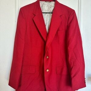 Kuppenheimer Men’s red Coat *flaw 46 long